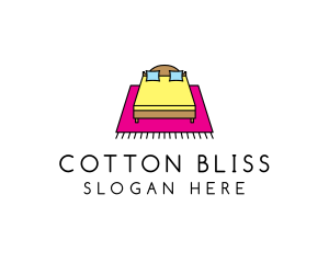 Colorful Bedroom Bed logo design