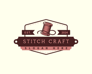 Sew - Tailor Sewing Thread logo design