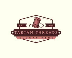 Tailor Sewing Thread logo design