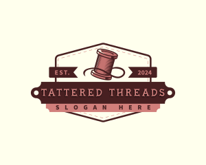 Tailor Sewing Thread logo design