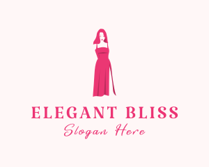 Bridal - Pink Dress Boutique logo design