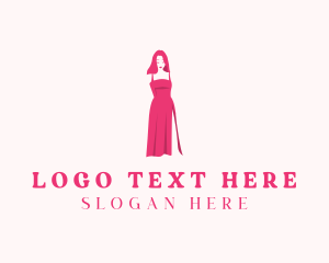 Stylist - Woman Dress Fashionista logo design