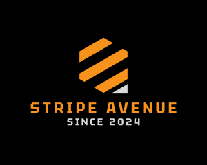 Digital Tech Stripes logo design