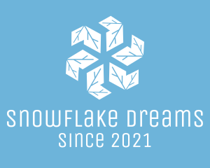 Winter - Festive Winter Snowflake logo design