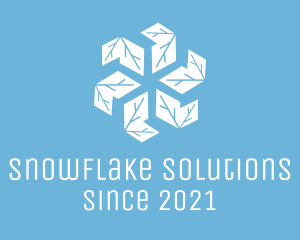 Winter - Festive Winter Snowflake logo design