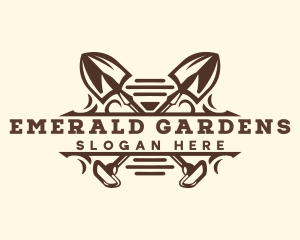 Shovel Garden Landscaping logo design