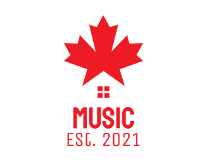 Architecture - Red Canada House logo design