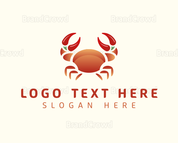 Chili Crab Seafood Logo