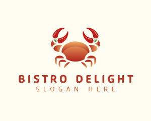 Chili Crab Seafood logo design