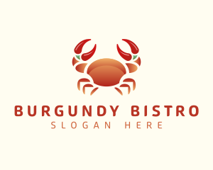 Chili Crab Seafood logo design