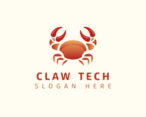 Claw - Chili Crab Seafood logo design