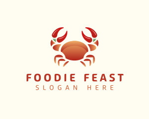 Chili Crab Seafood logo design