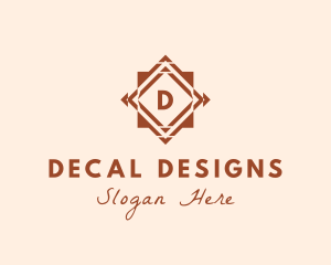 Geometric Tile Flooring logo design