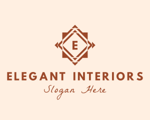 Geometric Tile Flooring logo design