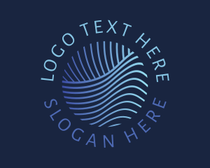 Waves - Blue Waves Technology logo design