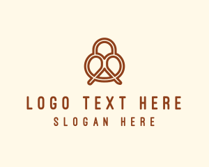 Pretzel Bread Bakery  logo design