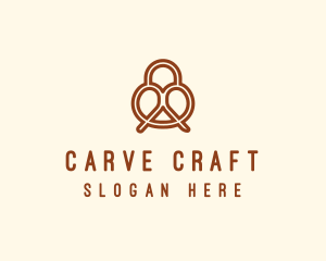 Pretzel Bread Bakery  logo design