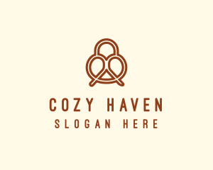 Pretzel Bread Bakery  logo design