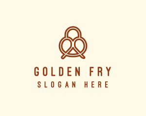 Pretzel Bread Bakery  logo design