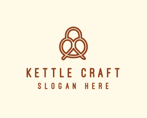 Pretzel Bread Bakery  logo design