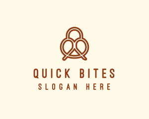 Pretzel Bread Bakery  logo design