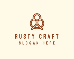 Pretzel Bread Bakery  logo design