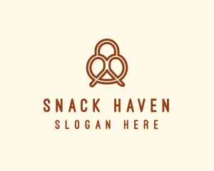 Pretzel Bread Bakery  logo design