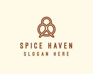 Pretzel Bread Bakery  logo design