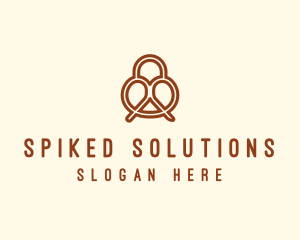 Pretzel Bread Bakery  logo design