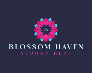 Flower Beauty Petals logo design