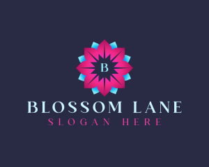 Flower Beauty Petals logo design