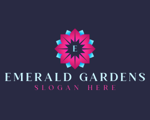 Flower Beauty Petals logo design