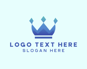 Gems - Elegant Diamond Crown logo design