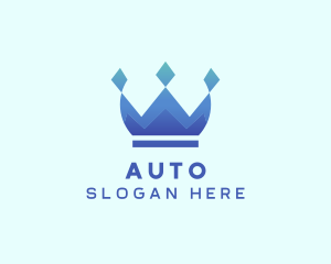 Elegant Diamond Crown Logo