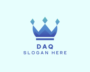 Elegant Diamond Crown Logo