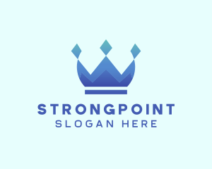 Elegant Diamond Crown Logo