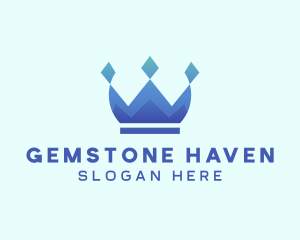 Gems - Elegant Diamond Crown logo design