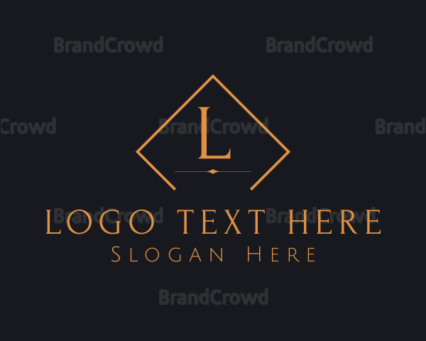 Luxurious Wedding Event Planner Logo