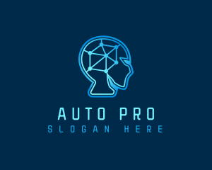 Sci Fi - Artificial Mind Intelligence logo design