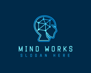 Artificial Mind Intelligence logo design