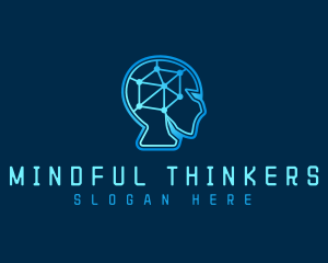 Artificial Mind Intelligence logo design