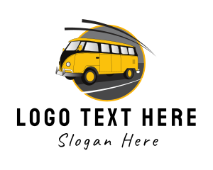 Yellow Kombi Van Logo