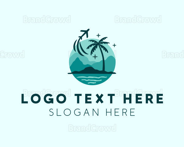 Beach Island Tourism Logo