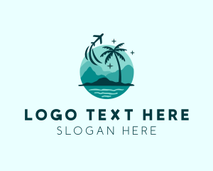 Coast - Beach Island Tourism logo design