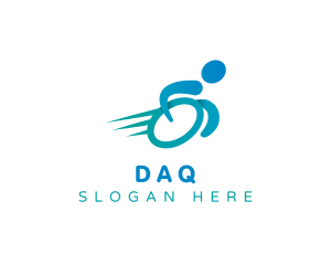 Wheelchair Disability Racing Logo
