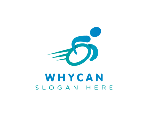 Wheelchair Disability Racing Logo