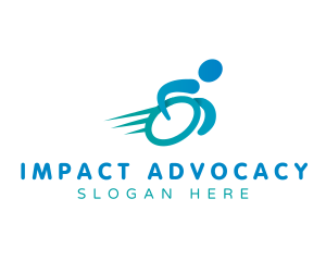 Advocacy - Wheelchair Disability Racing logo design