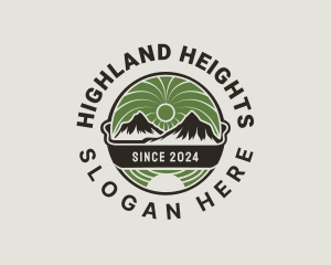 Highland - Mountain Travel  Outdoor logo design