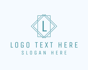 Simple - Simple Diamond Tile logo design