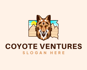 Coyote South Dakota logo design